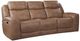 Corinthian Furniture Mocha Power Headrest Reclining Sofa-0