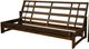 Kodiak Furniture Aspen Corduroy Fog/Reclaim Mocha Full Futon-3