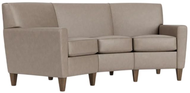 Flexsteel® Customizable Digby Leather Conversation Sofa-2