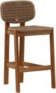 Dovetail Furniture Alva Light Brown Wood Outdoor Counter Stool-0