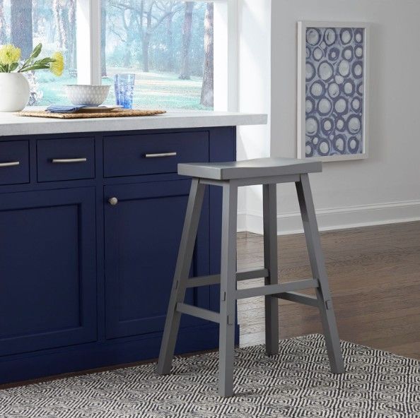 Liberty Furniture Creations II Gray 30" Sawhorse Counter Stool-1