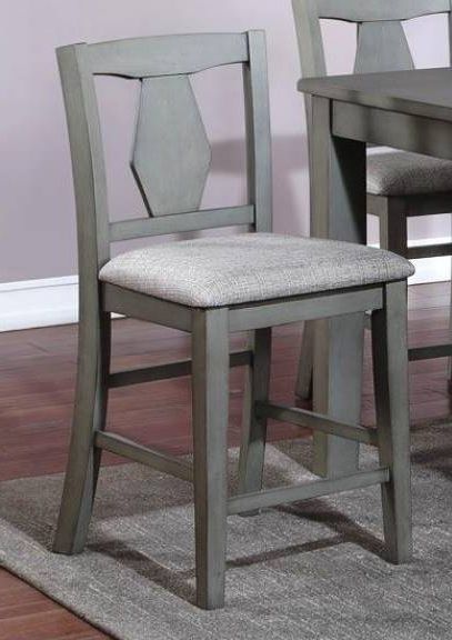 Urban Styles Furniture Napa Gray 6-Piece Light Gray Counter Height Dining Set-2