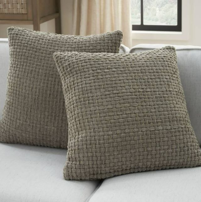 Nourison Home™ Lifestyle 2-Piece Gray Throw Pillow Set-1
