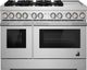 JennAir® RISE™ 48" Stainless Steel Pro Style Dual Fuel Range-0