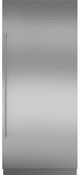 Sub-Zero® 36" Stainless Steel Right Hinge Column Freezer/Refrigerator Door Panel Kit with Tubular Handle-0