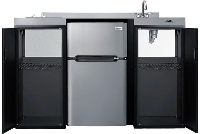 Summit® 54" Black All-in-one Kitchenette -2