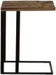Uttermost® Union Natural Accent Table with Satin Black Base-2