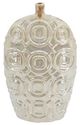 A & B Home Cream Shelby Short Iridescent Ceramic Vase-1