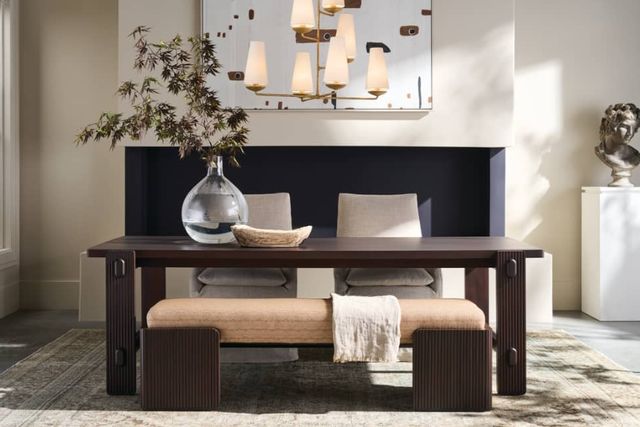 Rowe® Kindred Godiva Rectangle Dining Table-1