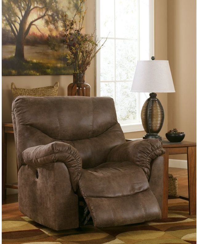 Signature Design by Ashley® Alzena Gunsmoke Rocker Recliner-1