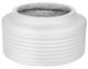 A & B Home White Ridged Cement Round Planter-0