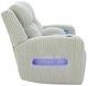 Signature Design by Ashley® TwinBrooke Alloy Power Reclining Loveseat with Console and Adjustable Headrest-4