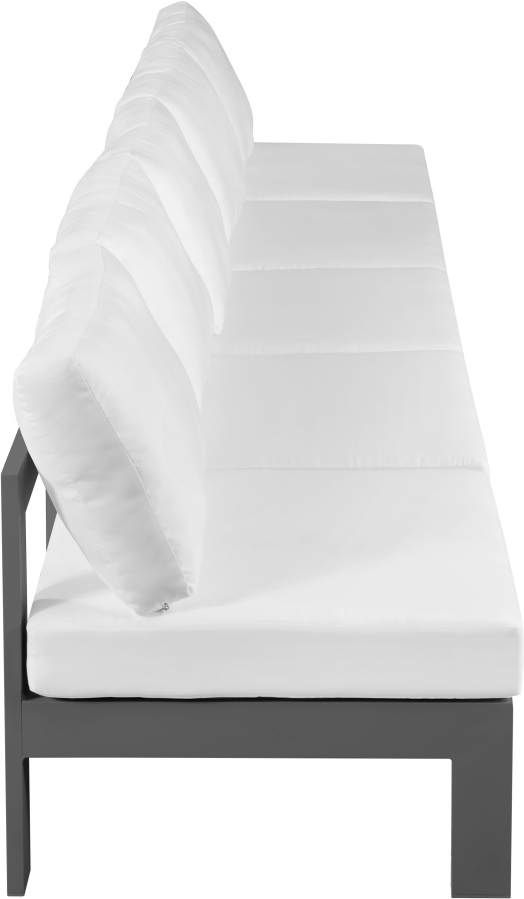 Meridian Furniture Nizuc White Outdoor Patio Modular Sofa-2