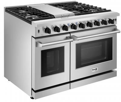 Thor Kitchen® 48" Stainless Steel Pro Style Gas Range-5