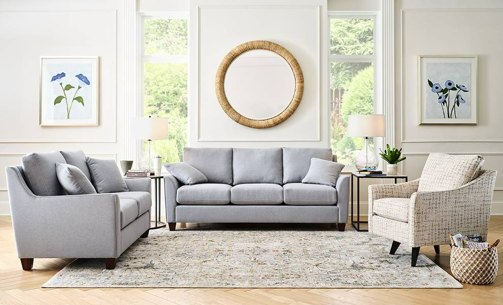 La-Z-Boy® Noah Bluestone Sofa | Idler's Home | Central California
