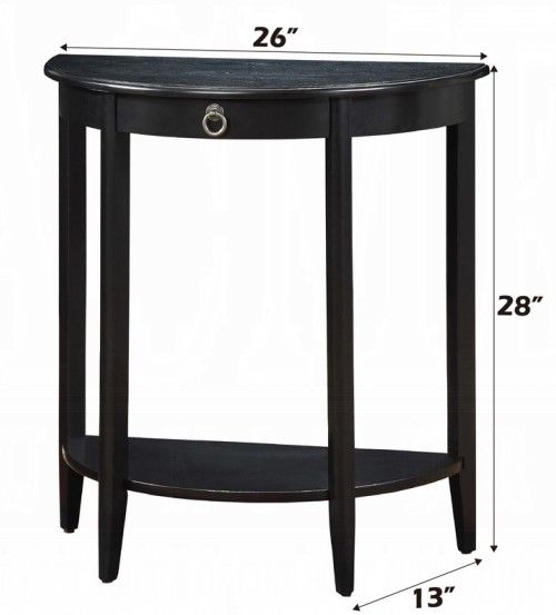 ACME Furniture Justino II Black Console Table-2