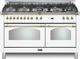 LOFRA® Dolcevita 60" White Pro Style Dual Fuel Range-0