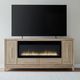 Liberty Furniture Brentwood Sandstone 80" Fireplace Console-1
