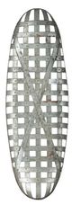 A & B Home Southern Living Copper/Silver Snowshoe Wall Art-2