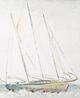 Stylecraft Sailing Away II Gray/Off-White Wall Art-1