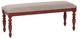 Powell® Trimble Gray/Red Bench-0