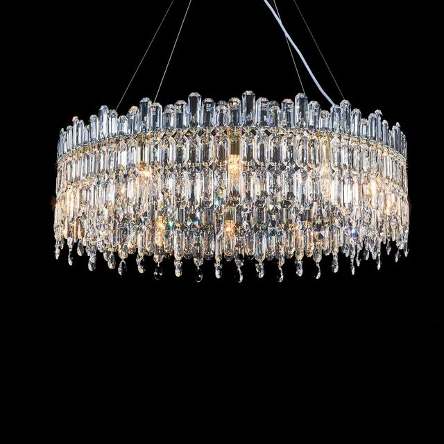 Michael Amini® Royal Crown Clear 12-Light Round Chandelier-4