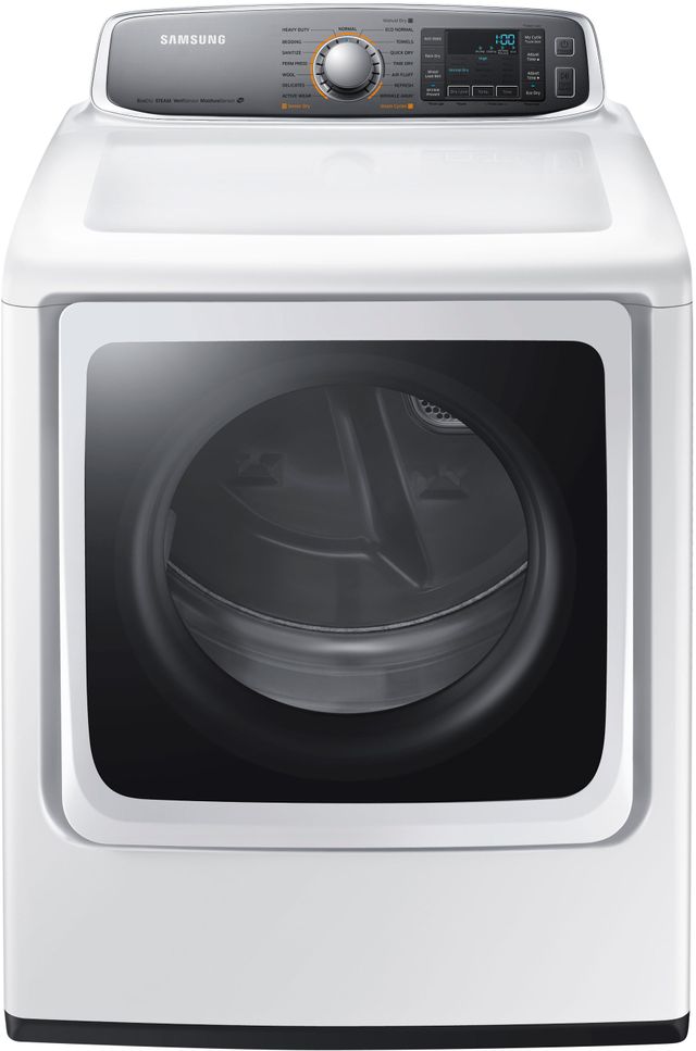 Samsung 9.5 Cu. Ft. White Front Load Gas Dryer