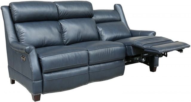 BarcaLounger® Warrendale Shoreham Blue Power Leather Reclining Sofa-2