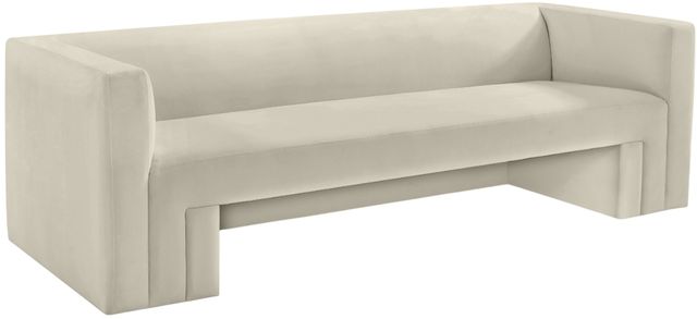 Meridian Furniture Henson Cream Velvet Sofa-0