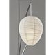 Adesso® Belle Brushed Steel Arc Lamp-1