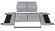 Coaster® Bowen 3-Piece Gray Upholstered Track Arm Tufted Seating Set-4