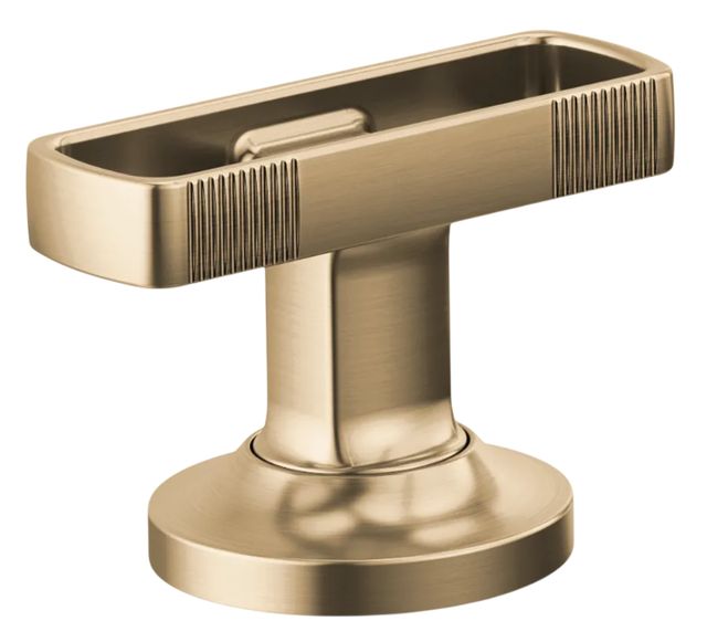 Brizo Kintsu® Lumicoat® Luxe Gold® Widespread Pull-Down Faucet Knob Handle Kit-0