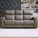 Liberty Furniture Camden Aline Light Gray Leather Power Reclining Sofa-2