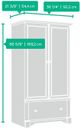 Sauder® Palladia® Select Cherry Armoire-4