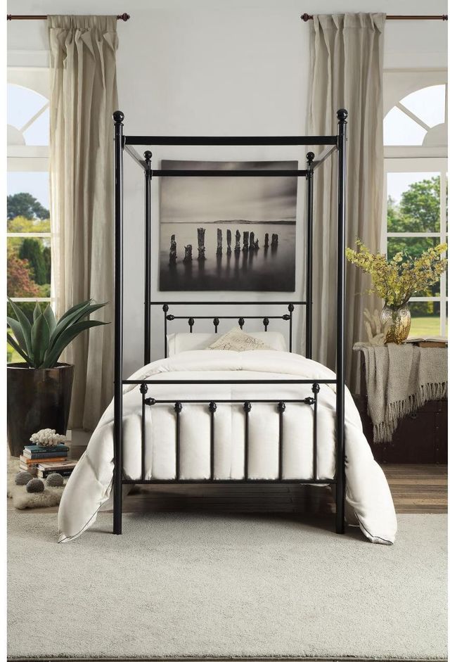 Mazin Furniture Chelone Twin Canopy Bed-3