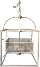 Crestview Collection Mayfair Antique White Iron 4 Light Chandelier-0