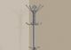 Monarch Specialties Inc. 70" Silver Metal Coat rack-3