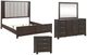 Liberty Furniture Modern Edge 4-Piece Caffe/Gray California King Bedroom Set-0