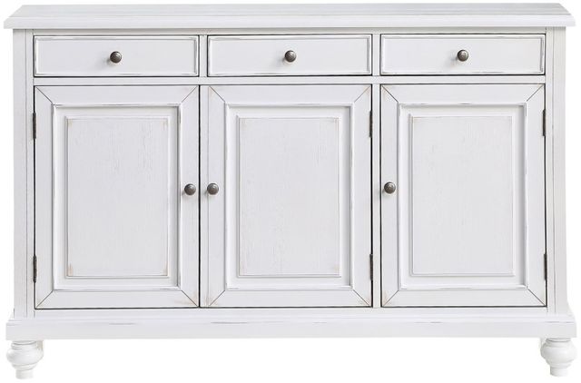 Crestview Collection Perry Distressed White Sideboard-2