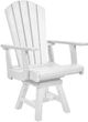 C.R. Plastic Generation Line White Addy Dining Arm Chair-0