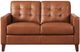 Hydeline® Aiden Nutmeg Brown Loveseat-0