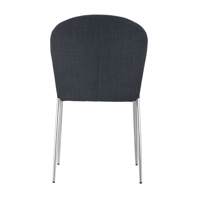 Zuo® Modern Oulu Graphite Dining Chair-3
