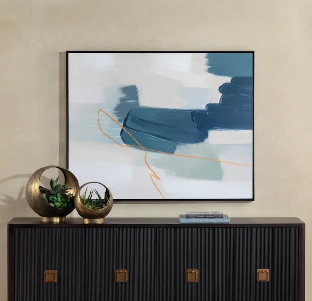 Crestview Collection Seamless Blue Wall Art-3