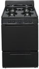 Premier 24" Black Freestanding Gas Range-0