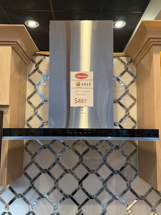 Electrolux Stainless Steel 30" Wall Mounted Range Hood-0