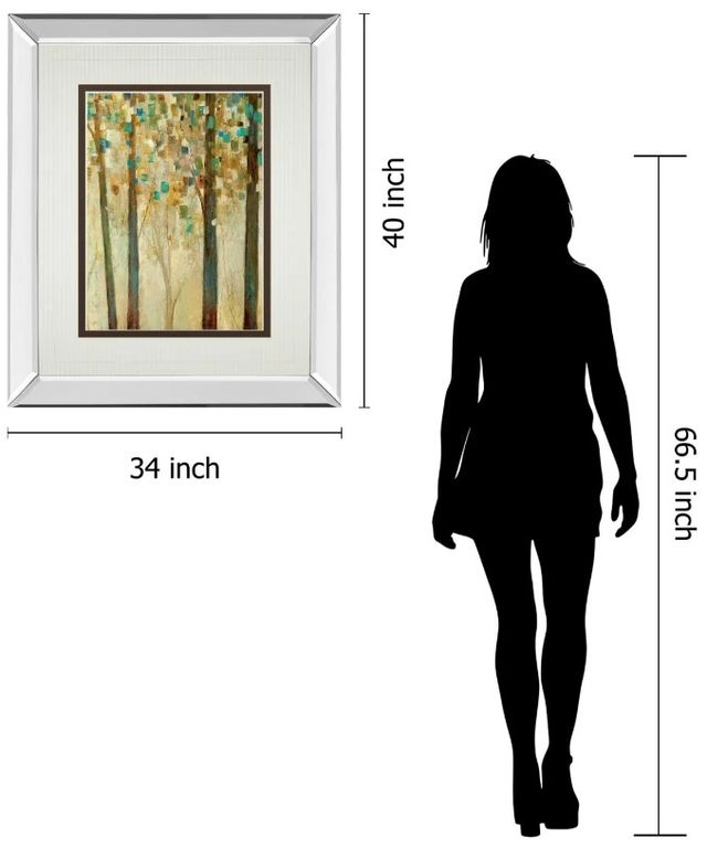 Classy Art Reach For The Sun I by Carol Robinson and Mossy Oak Native Mirror Framed Wall Art-2