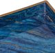 A & B Home Modern Chic 2-Piece Blue Marbled Rectangular Trays-4