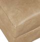 Jofran Inc. Ruston Buff Banquette One Seater-4