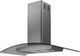 Zephyr Core Collection Ravenna 36" Black Stainless Steel With Smoke-Gray Glass Island Range Hood-1