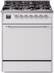 Ilve® Nostalgie II Series 30" White Pro Style Dual Fuel Range-0
